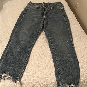 Madewell Dark Blue Boyfriend Jeans